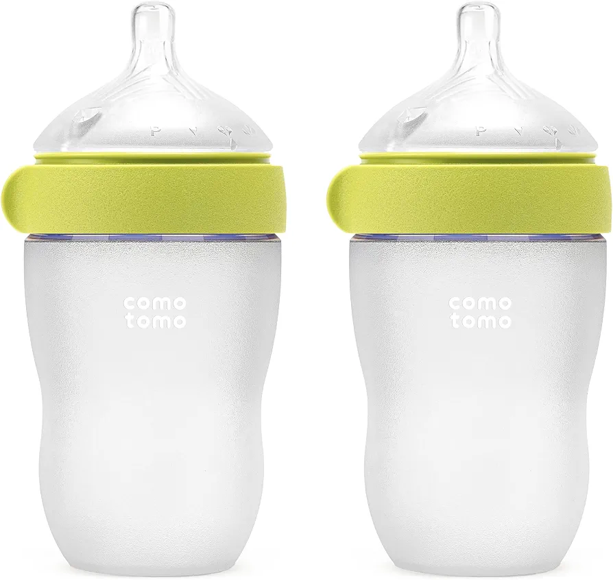 Como tomo Double Silicon Feeding Bottle