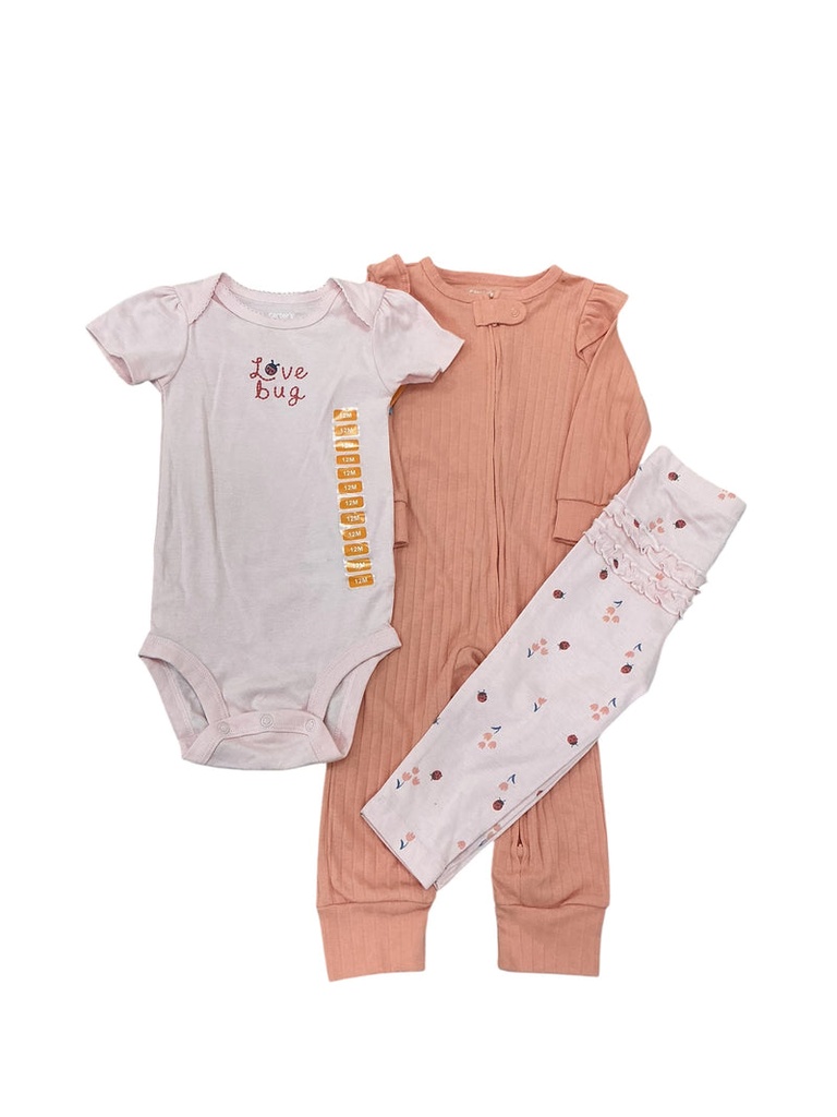 Carter's 3pcs set Girls (9m)