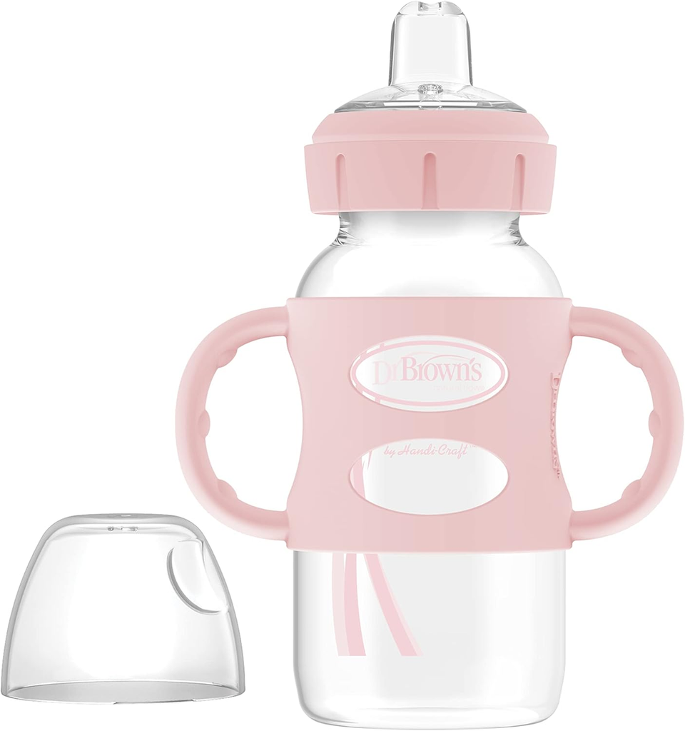 Dr Brown Wide-Neck With Silicone Handles 