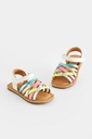 Next Rose Gold Glitter Sandals 
