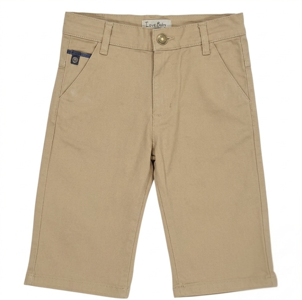 Love Baby Khaki Shorts