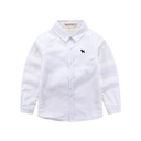 Zhen Zhai Xiong Boys White Long Sleeve Shirt 