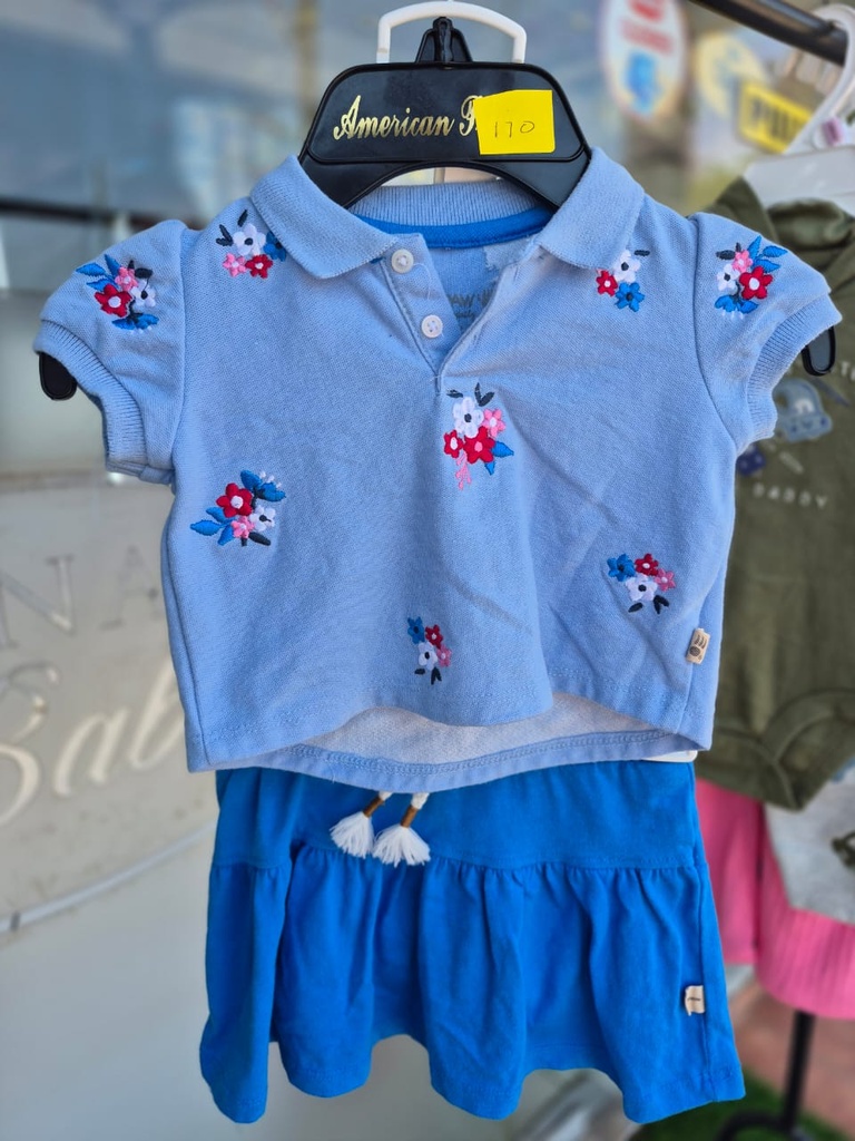 BearPaw: American Princess 2Pcs Set Outfit