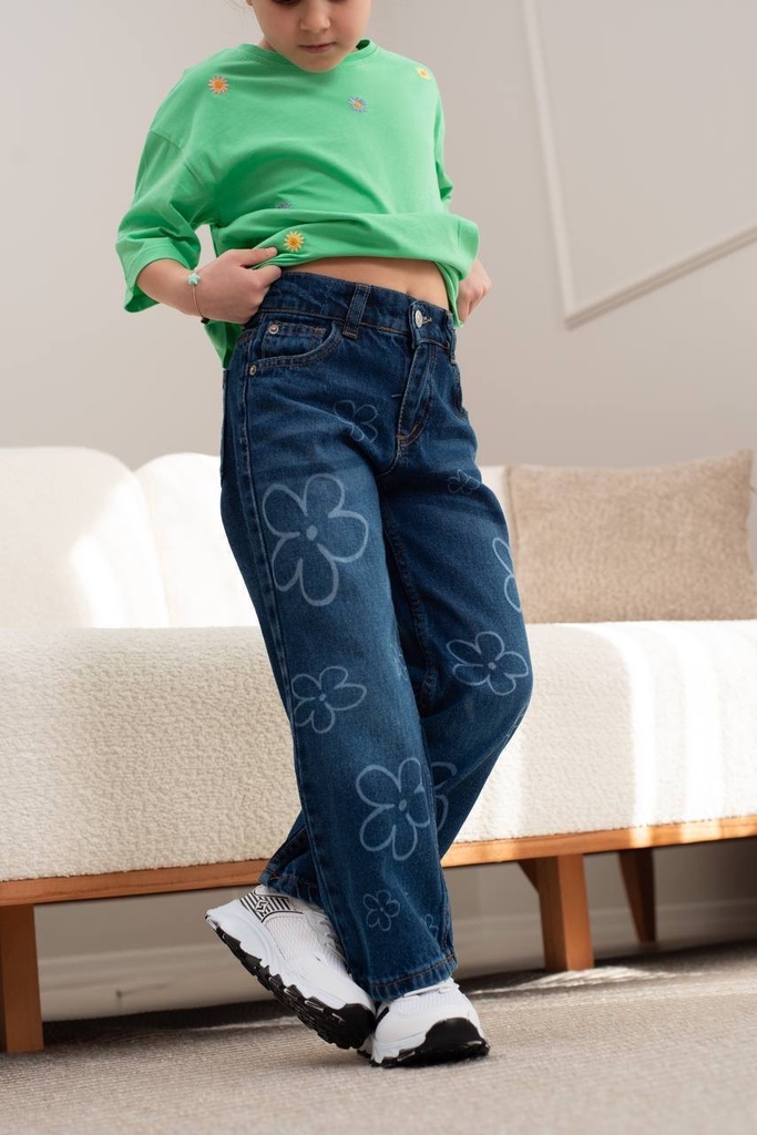 Zara Trendy Denim Girl Jeans