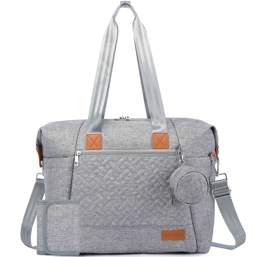 Diaper Bag Back Pack Wine /Navy/ Gray