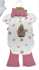 Girls 3pcs Set With Head Band Rabbit And Bear