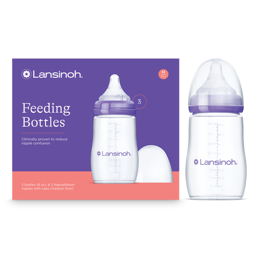 [MB-1088] Lansinoh Feeding Bottles 3 set - 8oz