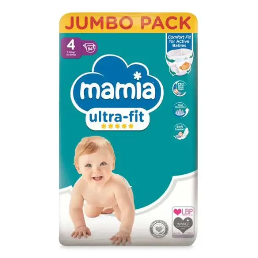 Mamia Ultra Fit  84Pcs Size 4