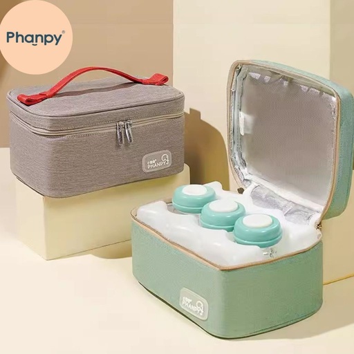 [MB-1523] Phanpy insulated Bag with 6 Bottles