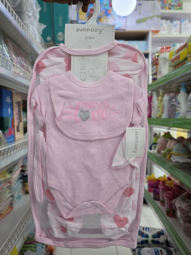 Sunnozy 5pcs Set Sleepwear