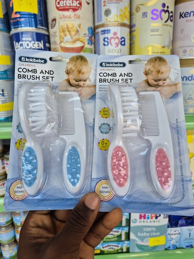 Koki Bebe Baby Care Kit Comb And Brush Set