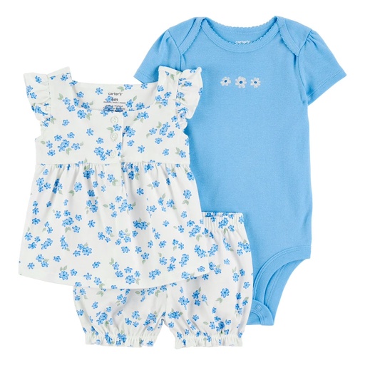 [MB-2795] Carter’s Baby Girls 3- Piece Outfit Set