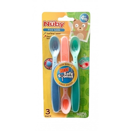 Nuby First Solids 3pcs Set Spoon