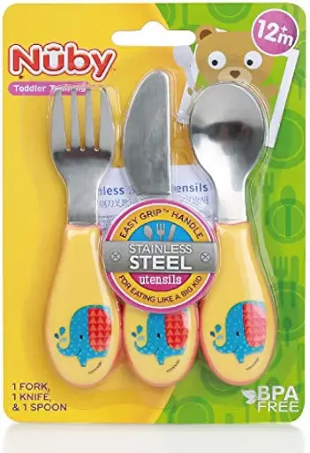 Nuby Toddler Training Cutlery Set 