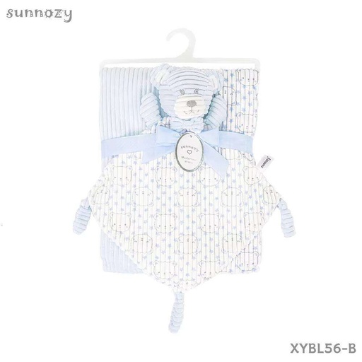 Sunnozy Double Blanket With Toy  