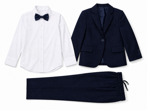 Terry & Messy Navy Blue Formal Suit (5409)