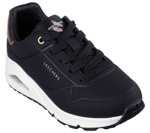 [MB-1621] Skechers Kid's Uno Gen 1 (Black & White) Girls 