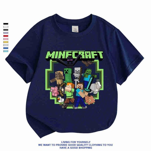 Minecraft T-shirt (Navy Blue)