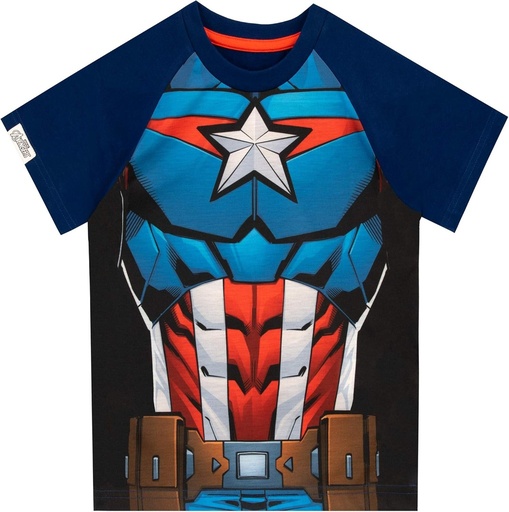 [MB-0601] DC Comics Character T-shirt (Captain America)