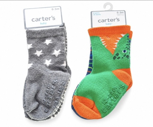 Carter's 2 Pairs Of Socks (12-24m)