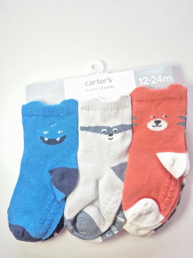 Carter's 6 Pairs Of Socks Boys (12-24m)