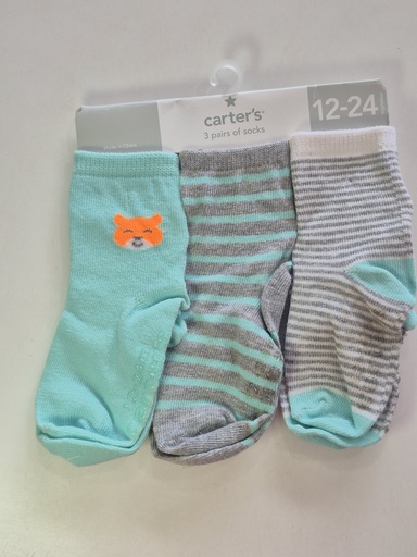Carter's 3 Pairs Of Socks (12-24m)