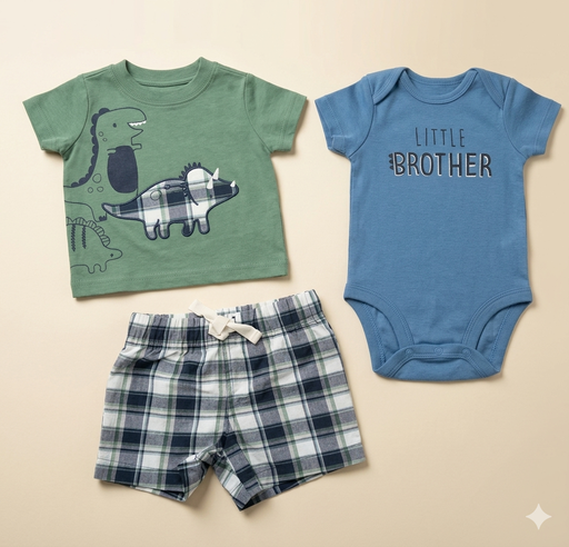 [MB-0379] Carter's 3pcs Set Boys (3m)