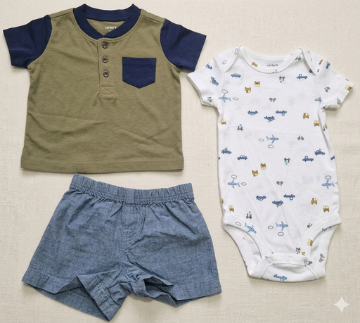Carter's 3pcs Set Boys (6m)