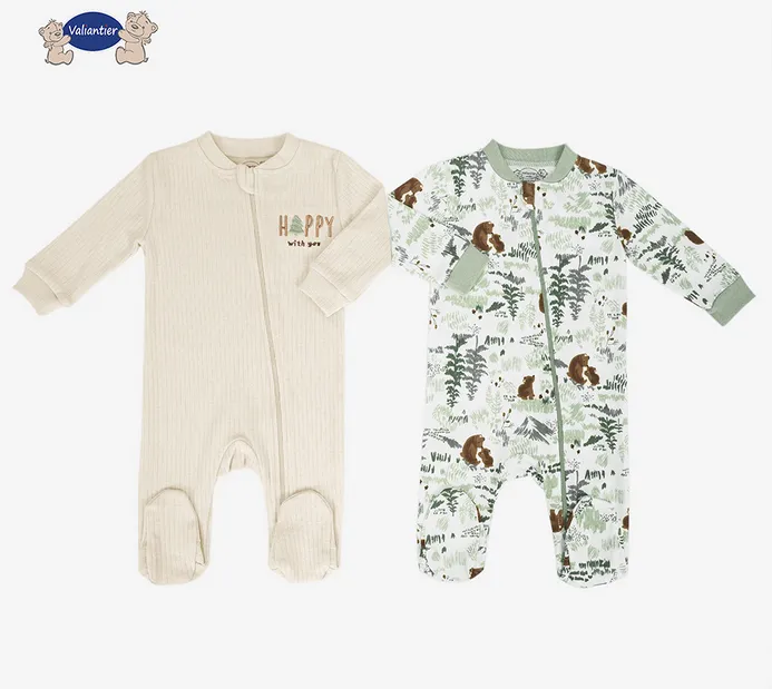 Valiantier 2pcs Sleepsuits (3-6m)