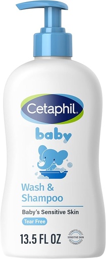 Cetaphil Baby Wash & Shampoo 13.5 FL Oz (399ml)