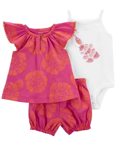 Carter's girls 3pcs set 