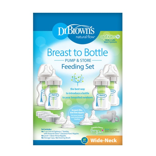 [MB-0738] Dr Brown Breast to Bottle Feeding Set